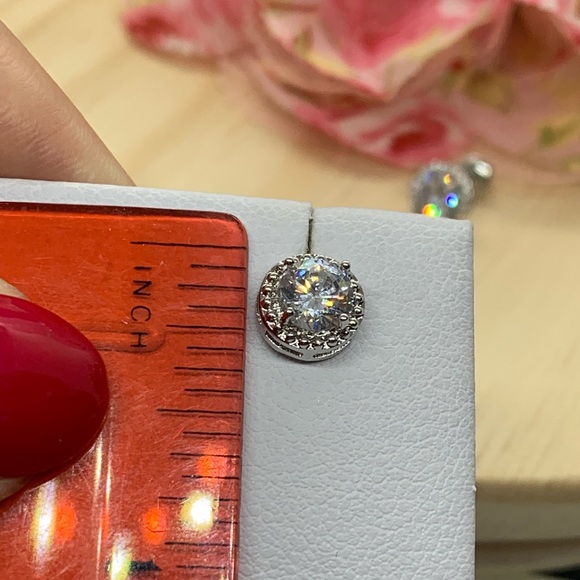 Gold Plated Stud Earrings - Picture 3 of 5